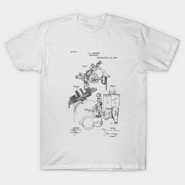 Patent Drawing T-Shirt by skstring